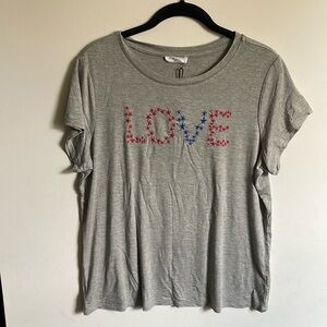 Britny Love Women T-Shirt | Gray | Large